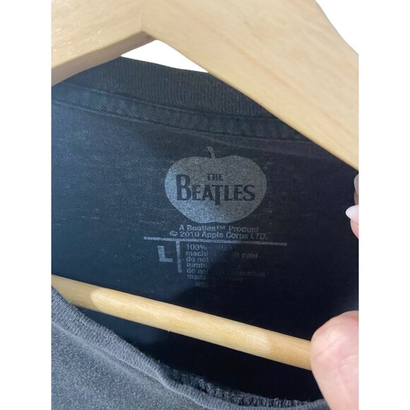 The Beatles Graphic Tee Shirt Black Size L - Picture 3 of 11